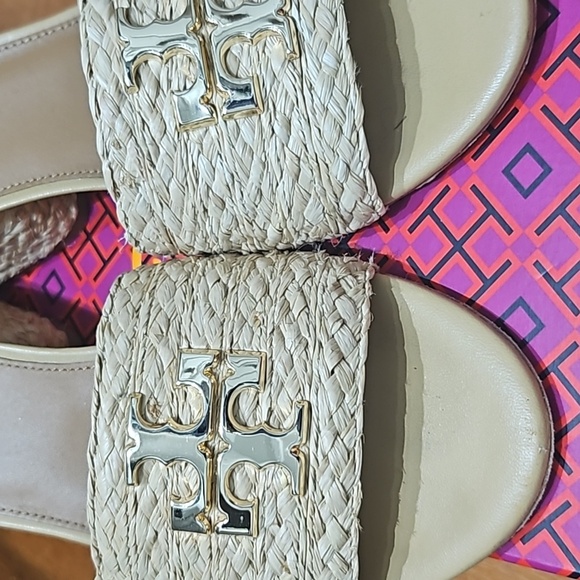 Tory Burch Raffia Block heel sandals. Size 8 US - Picture 3 of 6